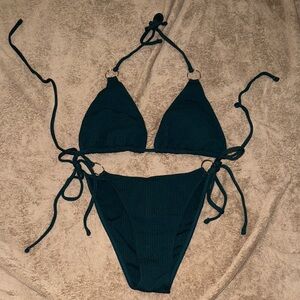 SHEIN Dark Teal Bikini Set